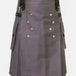 Dark Grey Utility Kilt