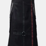 Durable Black Utility Kilt