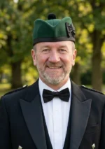 Green Glengarry Hat Front View