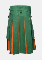 Green & Orange Hybrid Kilt Back