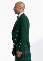 Green Prince Charlie Jacket with Vest Left Side View