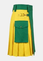 Green & Yellow Utility Kilt Right
