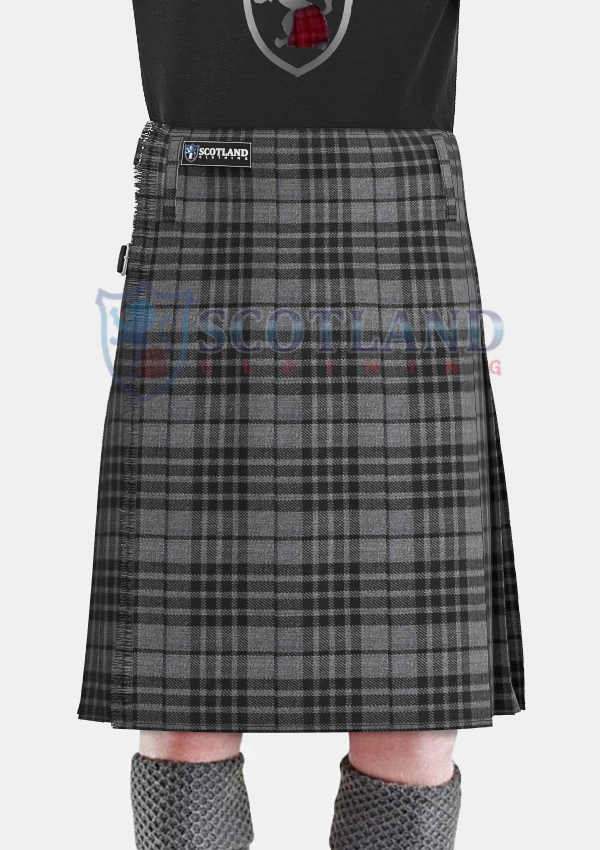Grey Watch Tartan Kilt Front
