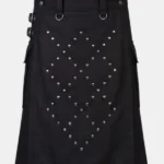 Heavy Duty Black Utility Kilt