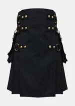 Jet Black Gothic Kilt