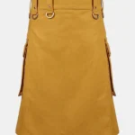 Khaki Brown Utility Kilt