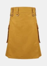 Khaki Brown Utility Kilt