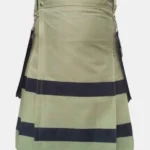 Khaki Fashion Utility Kilt