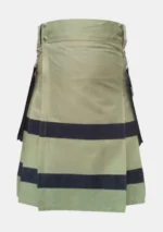 Khaki Fashion Utility Kilt