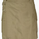 Premium Quality Khaki Utility Kilt Design 71