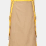 Khaki & Yellow Hybrid Kilt