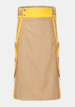 Khaki & Yellow Hybrid Kilt