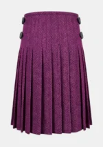 Magenata Tweed Kilt Back