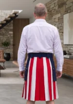 Men's American Flag Kilt Back