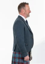 Men's Argyle Jacket with Vest Right Side View