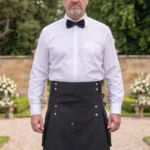 Men's Black Cargo Utility Kilt