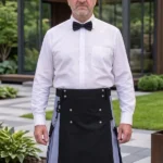 Men's Black & Grey Hybrid Kilt
