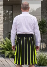 Men's Black Perot Hybrid Kilt Back