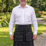 Men's Black Work Utility Kilt