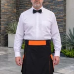Men's Black and Orange Scottish Utility Kilt