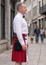 Men's Canadian Flag Hybrid Kilt Side