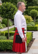 Men's Canadian Flag Kilt Side
