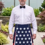 Men's Classic American Flag Hybrid Utility Kilt