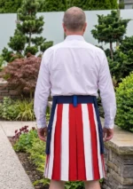 Men's Classic American Flag Hybrid Utility Kilt Back