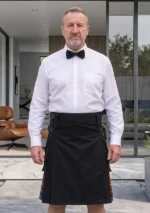 Men's Classic Black Hybrid Utility Kilt