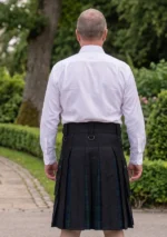Men's Classic Black Watch Tartan Hybrid Kilt Back