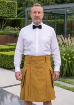 Men's Classic Brown Utility Kilt