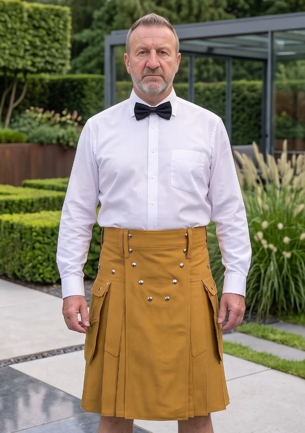 Men's Classic Brown Utility Kilt Men's Classic Brown Utility Kilt