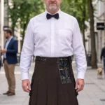 Men's Classic Dark Brown Utility Kilt