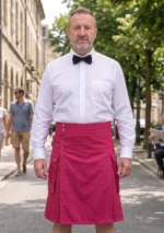 Men's Classic Pink Utility Kilt