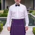 Men's Classic Purple Utility Kilt