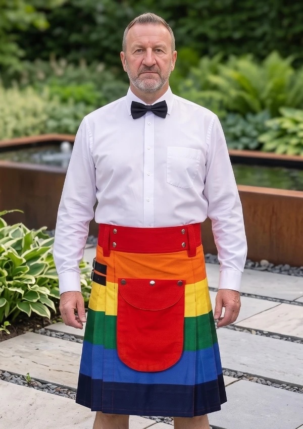Men's Classic Rainbow Kilt