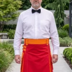 Men's Classic Red & Orange Utility Kilt
