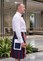 Men's England Flag Kilt Side