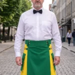 Men's Green & Yellow Utility Kilt