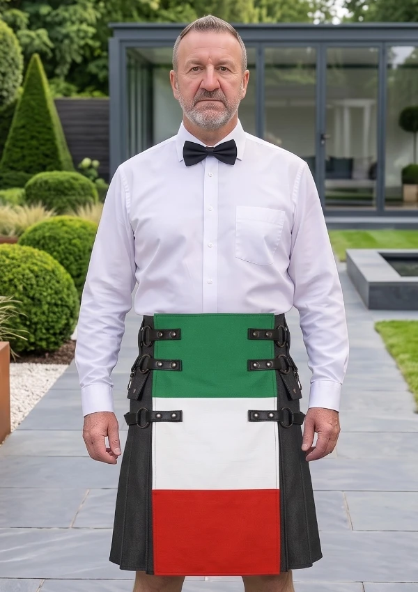 Men's Italian Flag Kilt