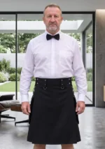 Men's Jet Black Utility Kilt