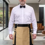 Men's Khaki & Black Hybrid Kilt