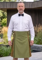 Men's Khaki and Brown Hybrid Utility Kilt