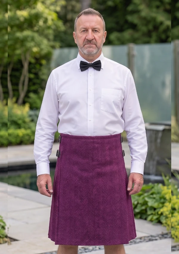 Men's Magenata Tweed Kilt