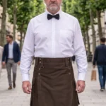 Men's Modern Dark Brown Utility Kilt