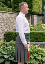 Men's Modern Italian Flag Hybrid Kilt Side
