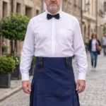 Men's Modern Navy Blue Utility Kilt