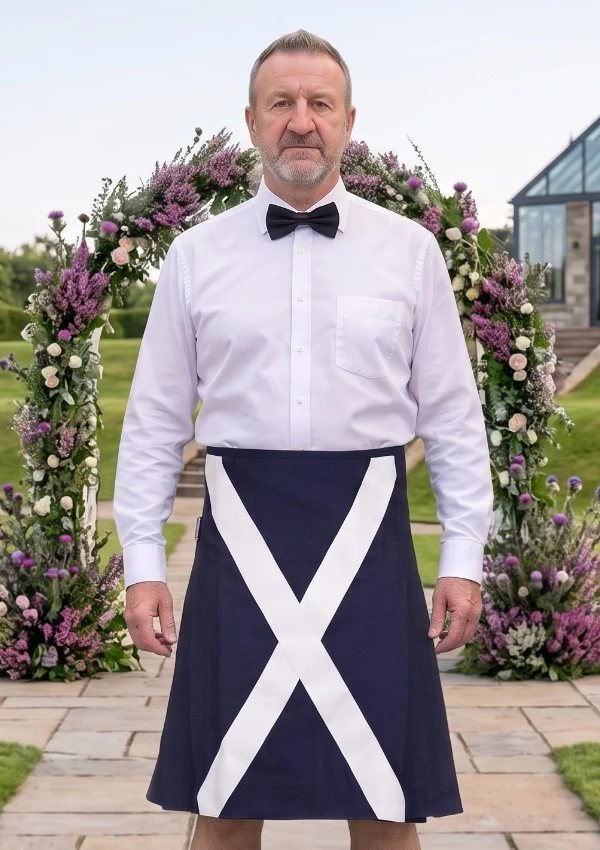 Men's Scotland Flag Utility Kilt