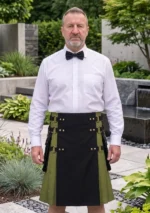 Men's Scottish Black Fashion Kilt