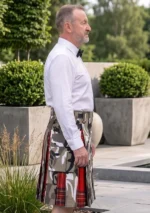Men's Scottish Classic Tactical Kilt Side
